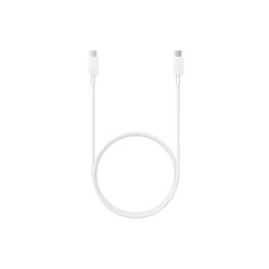 Samsung Official OEM USB-C Cable (USB-C to USB-C) for DEX 5V 100 Watt (White)
