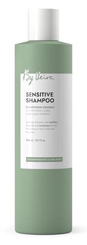 By Veira, Sensitive Shampoo 10.1 Fl Oz, Soothes Itchy Scalp & Moistures Frizzy Hair, Colour preserving, 100% vegan & Sulphate/Silicone free