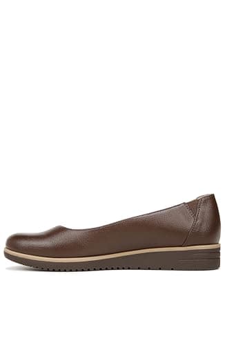 Naturalizer Soul Womens Idea Ballet Flat Comfortable Cushioned Slip On Shoe Coffee Brown 8.5 M