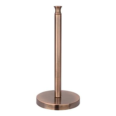 Akicon Paper Towel Holder Stand for Kitchen Countertop & Dining Room Table (Antique Copper, Modern)
