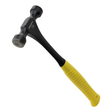 Big Horn 15112 16 Oz Magnetic Double Head Cap Nail Roofing Hammer – Dual Magnetic Faces, One-Handed Nail Placement – Single-Piece Forged Steel, Ergonomic Non-Slip Grips – Roofing, Dry-In, House Wrap