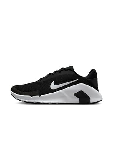 Nike Women's Flex Train EasyOn Training/Workout Shoes, Black/White-Anthracite, 8