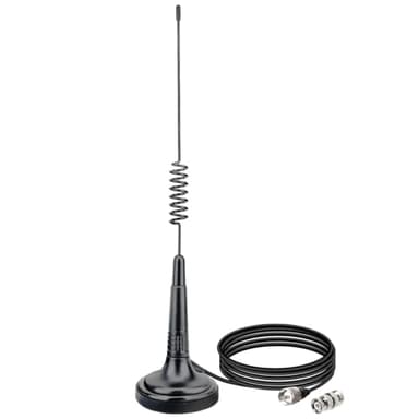 ABBREE CB Radio Antenna Magnetic Base Handheld 27MHz CB Antenna Kit with PL259+BNC Male Adapter Compatible with Midland Cobra Uniden Maxon President CB Radio Handheld CB Radio for Vehicle Car Truck