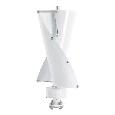 SBPKMARSCT Wind Turbine, 500W 42.65ft/s Vertical Axis Wind Turbine Generator Home Windmill Kit Hybrid Wind System with Controller for Home, Business, Industrial Energy Supply (500W 12V White)