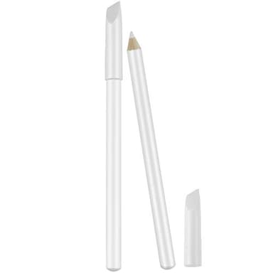 Maitys 2 Pieces Nail Whitening Pencil 2-in-1 White Nail Pencil DIY Design Manicure with Cuticle Pusher