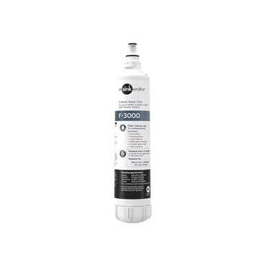 INSINKERATOR F-3000 Under Sink Water Filter Replacement Cartridge for INSINKERATOR Water Filtration System, PFOS/PFOA Filter