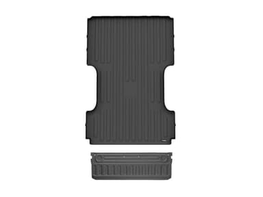 WeatherTech TechLiner Truck Bed Liner for Ram 1500, 2500/3500, Ram 1500 Classic - Complete Set (Bed Liner and Tailgate Liner) (39605-3TG04), Black