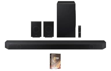 Samsung HW-Q990D 11.1.4ch Soundbar with True Dolby Atmos Sound with 3 Year Amber Protection Plan (2024)