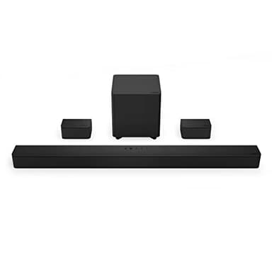 VIZIO V-Series 5.1 Home Theater Sound Bar with Dolby Audio, Bluetooth, Wireless Subwoofer, Voice Assistant Compatible, Includes Remote Control - V51x-J6