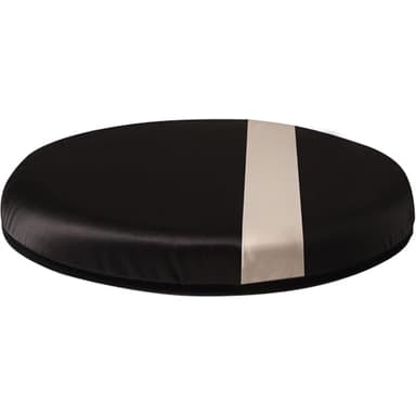 HealthSmart 360 Degree Swivel Seat Cushion, Chair Assist for Elderly, Swivel Seat Cushion for Car, Twisting Disc, Black with Tan Stripe, 15 Inches in Diameter