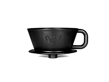 BIG JOE® Large Pour Over Coffee Maker w/ 50 Filters, Brews from 12 up to 75 Ounces, Fits Any Drinkware, Dishwasher Safe, Made in USA
