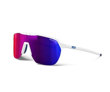 Julbo Frequency Performance Sunglasses - White Frame - Blue Lens (Spectron 3 HD)
