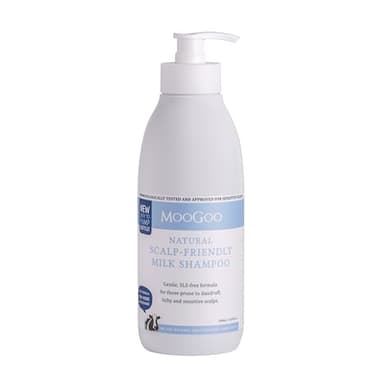 MooGoo Milk Shampoo – For Itchy, Dry, Eczema, Psoriasis & Dandruff Prone Scalps – SLS, Silicone, Sulfate & Paraben Free - Natural & Gentle Formula – 500ml / 16.9 fl.oz.