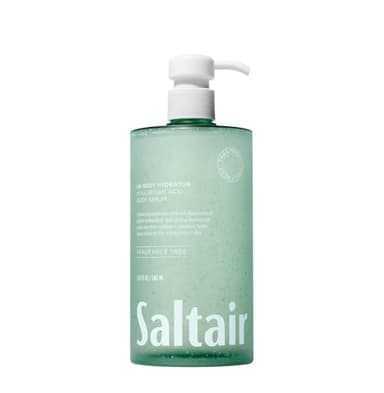 Saltair Hyaluronic Acid Body Serum – Hydrating Body Lotion for Smoother Looking Skin – Sheer Gel Moisturizer with Sodium Hyaluronate & Red Algae – Fragrance-Free HA Hydrator – 13oz Pump Bottle