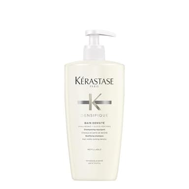 Kerastase Densifique Densité Shampoo - Thickening & Strengthening For Fine & Thinning Hair, Removes Build-Up & Adds Shine With Hyaluronic Acid, 16.9 Fl Oz