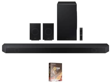 Samsung HW-Q990D 11.1.4ch Soundbar with True Dolby Atmos Sound with 2 Year Amber Protection Plan (2024)