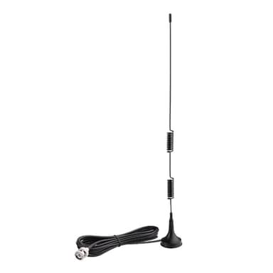 VHF UHF Ham Radio Police Scanner Amateur Radio Mobile Radio Scanner Antenna Magnetic Base BNC Male Antenna Compatible with Uniden Bearcat Whistler Radio Shack Police Scanner Ham Radio