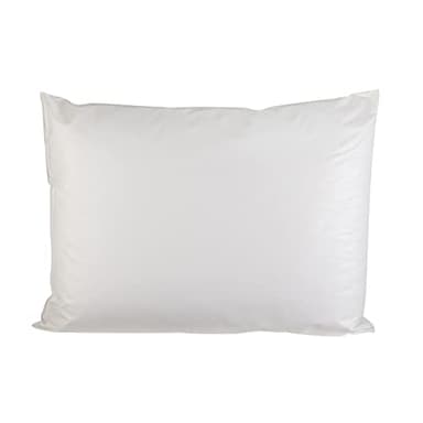 McKesson Medical Pillow [1 Count] Reusable Hospital Bed Pillows, Vinyl Cover, Fluid Moisture and Stain-Resistant, White, 19 in x 25 in