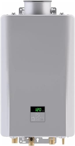Rinnai RE140iP Non-Condensing Propane Tankless Water Heater, Up to 5.3 GPM, Indoor Installation, 140,000 BTU