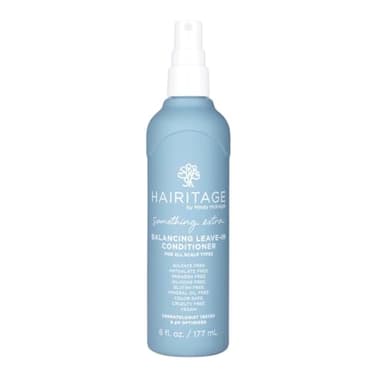 Hairitage Something Extra Anti Dandruff Balancing Leave-in Conditioner - Conditions + Calms Scalp - Nourishes + Moisturizes Hair - Improves Hair Elasticity + Manageability, 6 Fl Oz