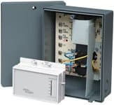 White-Rodgers W8A18Z2 Grey Non-Programmable Single Stage Thermostats Evaporative Cooling Control Panel