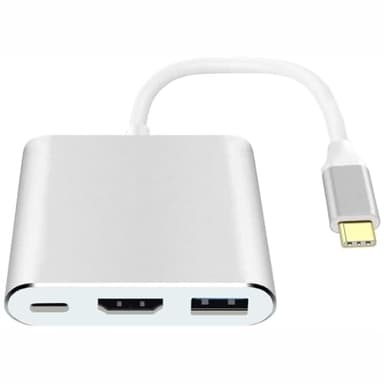 USB-C to 4K HDMI Adapter for Compatible with Samsung Galaxy Tab S7/S8/S9 11" Tablets - PD Port HDTV Adapter Charger Port TV Video Hub Type-C Projector Converter B3Q