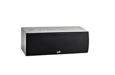 Polk Audio T30 Home Theater Center Channel Speaker - Vocal Clarity, Deep Bass Response, Dolby and DTS, Home Speaker, Single, Black