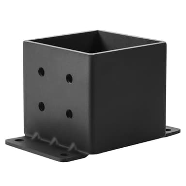 YGGCAPY 2Pcs 6x6 Post Base Heavy Duty (Inner Size 5.5x5.5), Super Thick Steel Post Brackets for Deck, Pergola, Fence, Mailbox, Gazebos