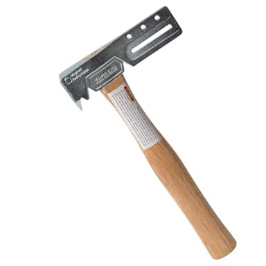 Magnetic Roofing Hatchet with Nail Claw & Sliding Gauge – Durable Roofing Hammer Tool for Repairs and Installation