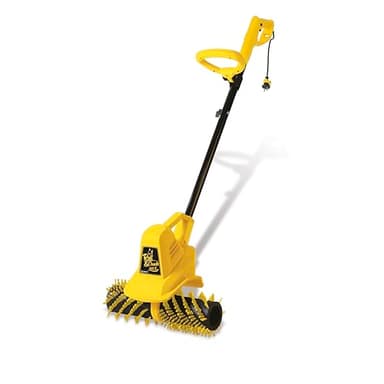 Artificial Turf Sweeper Broom by Roll & Comb, Corded Electric Power Rake for Artificial Grass, Fake Grass Cleaner for Dogs, Model 141e, 10.6lb.