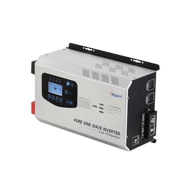 Ampinvt 3000W Peak 9000W Pure Sine Wave Power Inverter Charger,DC 12V to 120V AC for Home RV Camper with LCD Display,Low Frequency Power Inverter