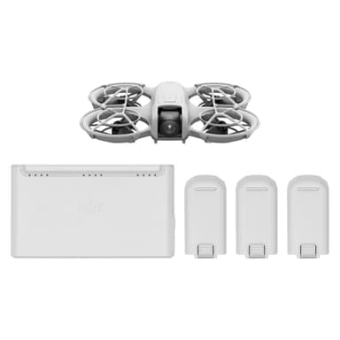 DJI Neo Three-Battery Combo, Mini Drone 4K UHD Camera for Adults, 135g Self Flying Drone That Follows You, Palm Takeoff, Subject Tracking, QuickShots, Stabilized Video (Controller-Free), Gray