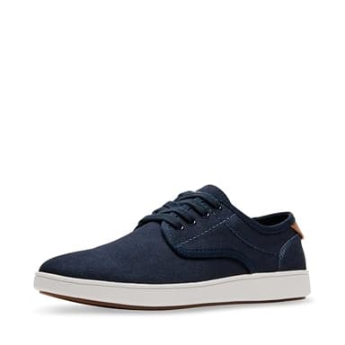 Steve Madden Men's Fenta Fashion Sneaker, Navy Canvas, 10 M