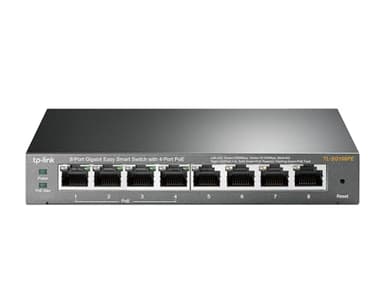 TP-Link TL-SG108PE V3 | 8 Port Gigabit PoE Switch | Easy Smart Managed | 4 PoE+ Ports @64W | Plug & Play | Sturdy Metal w/ Shielded Ports | Fanless | QoS, Vlan & IGMP | Limited Lifetime Protection
