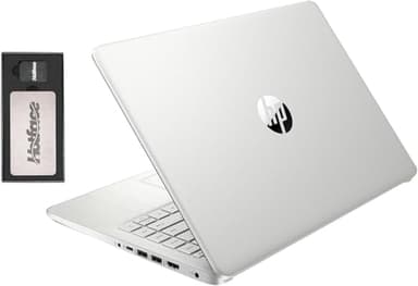 HP Stream 14" HD BrightView Laptop, Intel Celeron N150, 16GB RAM, 288GB Storage (128GB eMMC + 160GB Docking Station Set), Intel UHD Graphics, 720p Webcam, Wi-Fi, 1 Year Office 365, Win 11 S, Silver