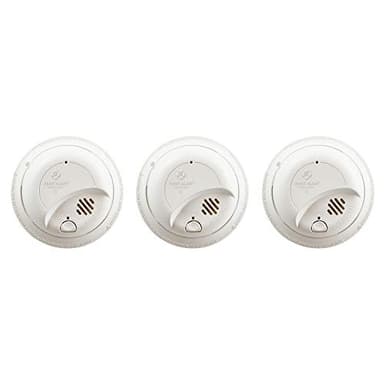 First Alert 9120B / SMI100-AC Smoke Detector, Hardwired Alarm with Battery Backup, 3-Pack