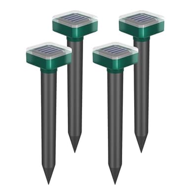 Snake Repellent for Yard & Outdoors - Solar-Powered Sonic Snake Deterrent Devices, Waterproof, Pet Safe Rattlesnake Repellent