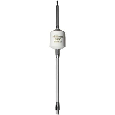 Wilson 305-497 T2000 Series Black Mobile CB Trucker Antenna with 10-Inch Shaft 49-Inch Steel Whip 3500 Watts AM|FM Ready CB Radio Antenna - White