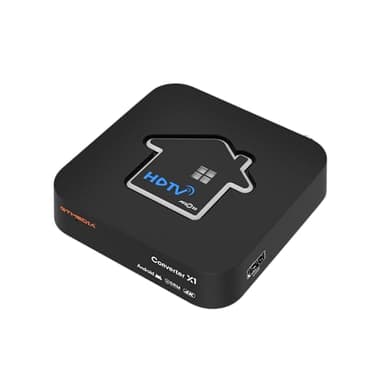 HDTV Converter X1 Box ，ATSC3.0 OTA Tuner 4K UHD + D0lby AC4,Support ATSC3.0 DRM Channel Play, Built-in WiFi & Bluetooth 5.0, DVR Recording and Channel Guide