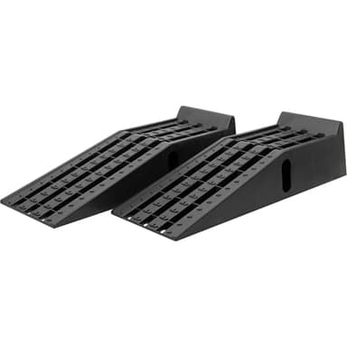 Ironton Car Ramps 12000 Lb GVW Set of 2, High-Impact Poly Vehicle Ramps 6000 Lb Each, 35.5 in. L x 12 in. W x 8.5 in. H, Non-Skid Tread and Rubber Feet, for Cars, SUVs, Trucks and Vans