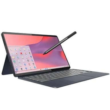 Lenovo - Chromebook Duet 5-13.3" OLED Touch Screen Tablet - 8GB Memory - 128GB SSD - with Stylus Pen - Abyss Blue