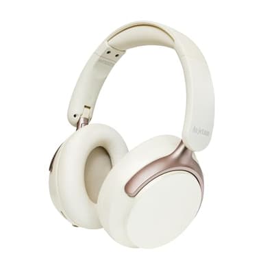 Anjetsun Wireless Headphones Over Ear with ANC, 80H Playtime, Fast Charge, Active Noise Cancelling & Transparency Mode, Comfortable Wireless Headphones for Work & Travel, Built‑in Mic, Foldable Design