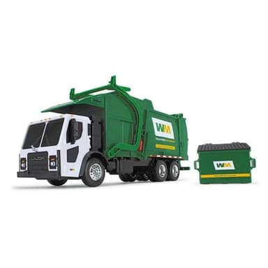 First Gear 1/25 WM Mack LR Garbage Truck with Mcnelius Meridan Front Load Refuse Bin 70-0616D