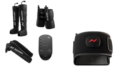 Hyperice Normatec 3 Full Body Standard Legs + HIPS + Arms Dynamic Compression Massage and Venom 2 Back Wrap for Pain, Soreness and Inflammation