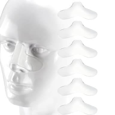 6 Pack CP-AP Nose Pads for Most CP-AP Masks by TOMOON, Customized Size CP-AP Accessories, Avoiding Air Leaks; Red Mark Irritation and Soreness, Washable Design