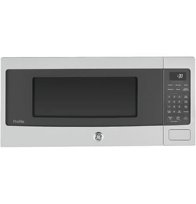 GE Profile PCHK11S1WSS 1.1 Cu Ft Countertop Microwave, 800W, Sensor Cooking, Scan-to-Cook, Wi-Fi Enable, Built-In Capable, Stainless Steel