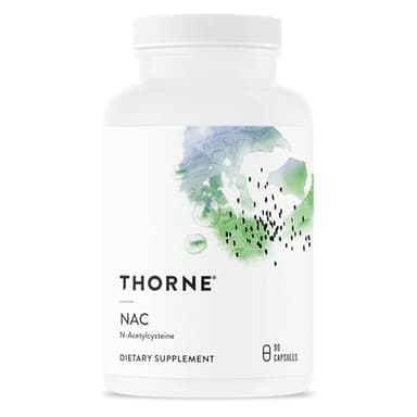 THORNE - NAC - N-Acetylcysteine - 500mg - Supports Respiratory Health and Immune Function*; Promotes Liver and Kidney Detox - 90 Capsules