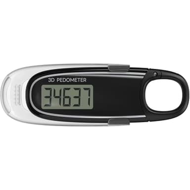 Simple Pedometer for Walking, Accurate Step Tracker with Carabiner, 3D Step Counter for Men Women Kids Seniors, Accurate Step Tracker with Carabiner