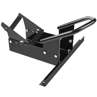 JY PERFORMANCE Motorcycle Wheel Chock, Heavy Duty Motorcycle Front Wheel Stand for Trailer, Cruiser, Sports & Dirt Bikes, 1800 lb Capacity Adjustable Wheel Stand for 15"-21" Wheels