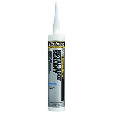 Titebond WeatherMaster Metal Roof Sealant 63991 Crystal Clear 10.1-Oz